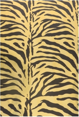 Kadofolie Dubbelzijdig Zwart Zebra Goud 70cm x 50m