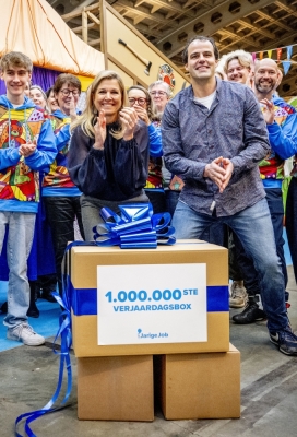 Grote Strik Milaan Metallic Donker Blauw Deur d36x36+24cm