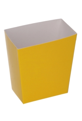 Korfje Hoog Katla Geel 7.5x4.8x8cm 25 stuks