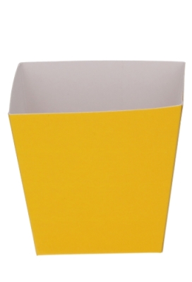 Korfje Hoog Katla Geel 7.5x4.8x8cm 25 stuks