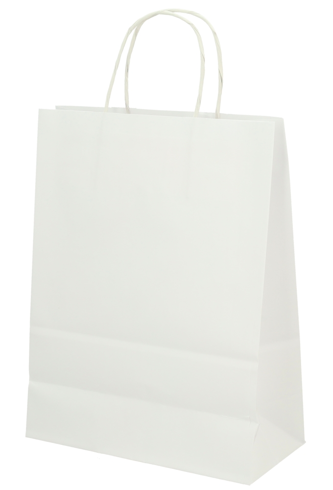 Papieren Draagtas Fijne Pasen Eitjes A4 24x11x31cm 50stuks