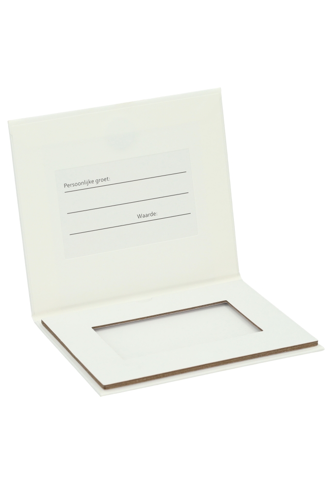 Luxe Klepenvelop Doosje Malmo Met Magneet Wit Mat FSC® 11x12.5cm 10st