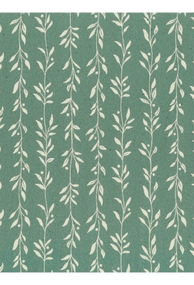 Kadopapier Gras Whispering Leaves Green 50cm x 200meter