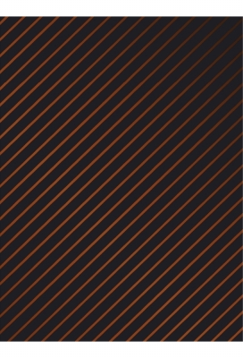 Kadopapier Metallic Classic Stripe Black & Copper 70cm x 200meter