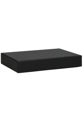 Luxe Scharnier Kadodoos Sydney Zwart Mat FSC® A6 16.5x11.5x2.5cm 10st