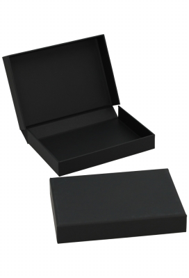 Luxe Scharnier Geschenkdoosje Sydney Zwart Mat A6 16.5x11.5x2.5cm 10st