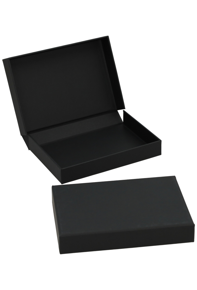 Luxe Scharnier Geschenkdoosje Sydney Zwart Mat A6 16.5x11.5x2.5cm 10st