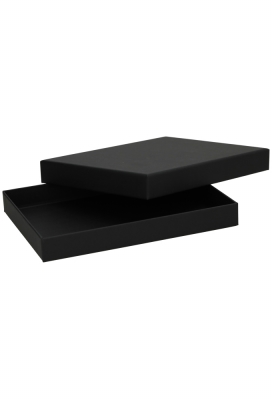 Luxe Geschenkdoosje 1400gr Sydney Zwart Mat A5 FSC® 22x16x2.5cm 10st