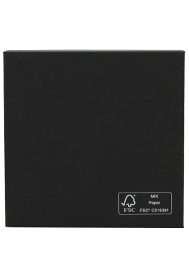 Magneet Bonbondoosjes Mat Zwart 16 Bonbons FSC® 14x14x3cm 10stuks