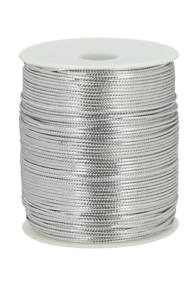 Luxe Kadolint Trek Koord Gelamineerd Zilver 2mm x 200 Meter