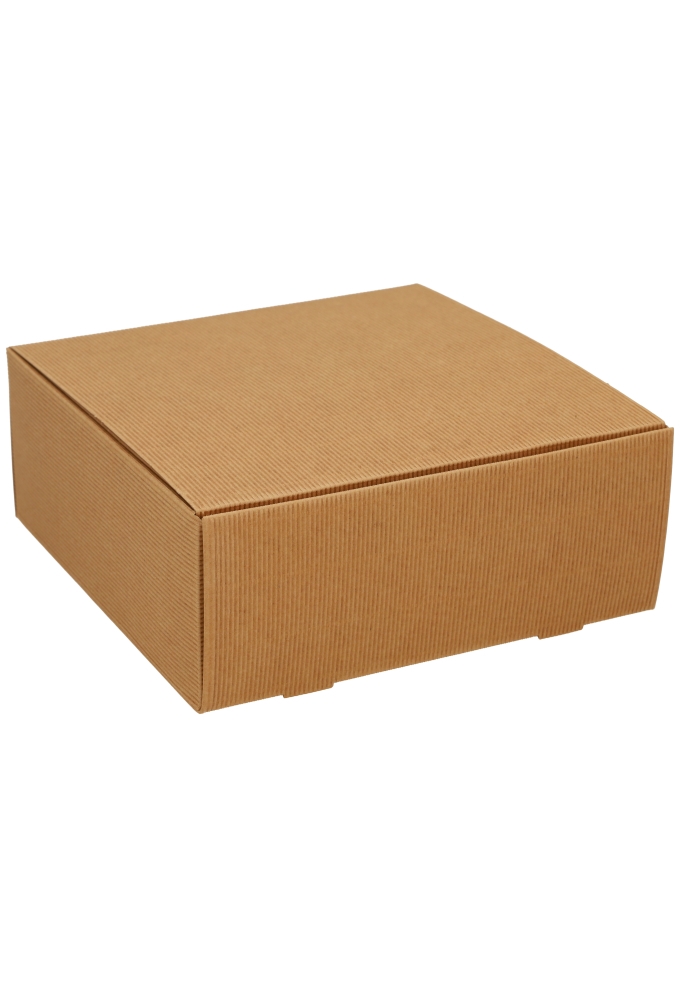 Kadodoos Dozza Rib Naturel 556gram 25x25x10cm 10stuks