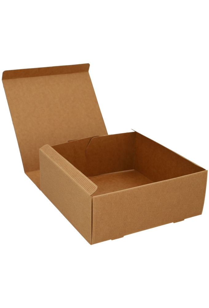 Kadodoos Dozza Rib Naturel 556gram 25x25x10cm 10stuks