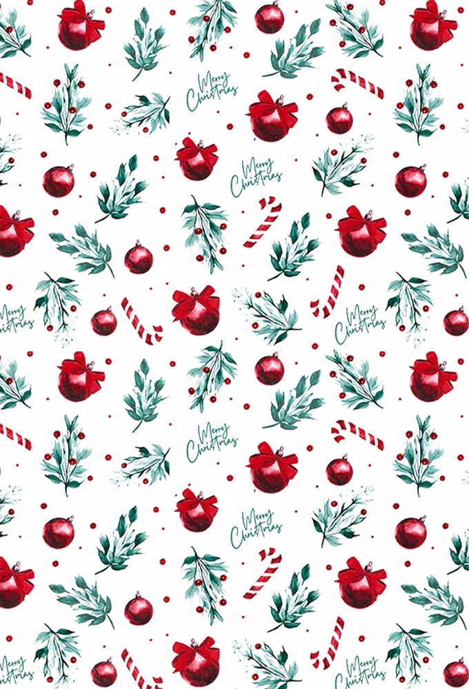 Kerstpapier Vintage Xmas 50cm x 200meter