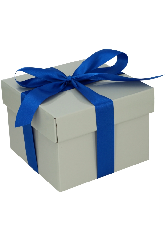 AKTIE Luxe Geschenkdoos Torino Grijs Glossy FSC® 20x20x15cm 19 stuks