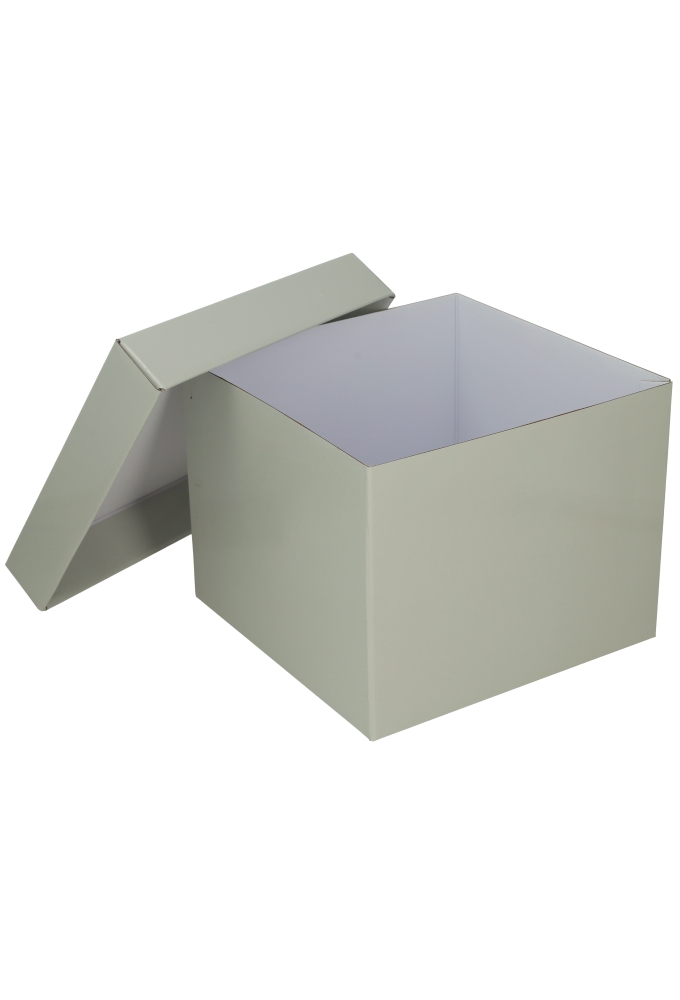 AKTIE Luxe Geschenkdoos Torino Grijs Glossy FSC® 25x25x20cm 19stuks