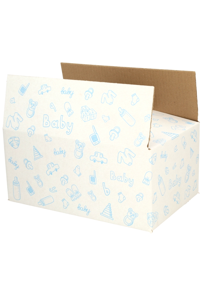 Geschenkdozen Baby Blauw 31x20x14cm 30stuks