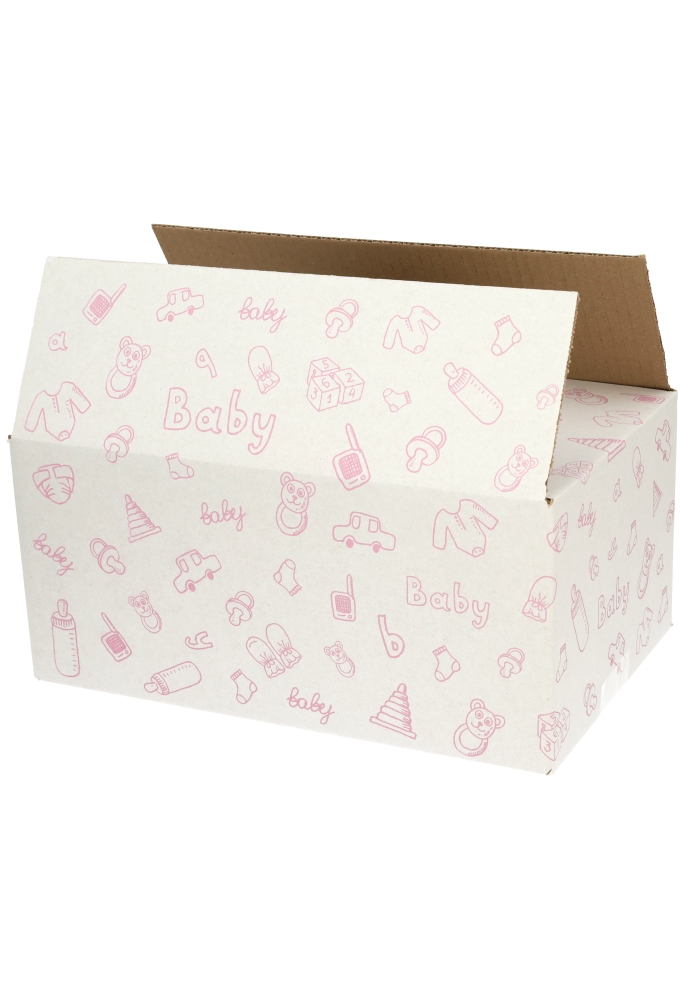 Geschenkdozen Baby Roze 31x20x14cm 30stuks