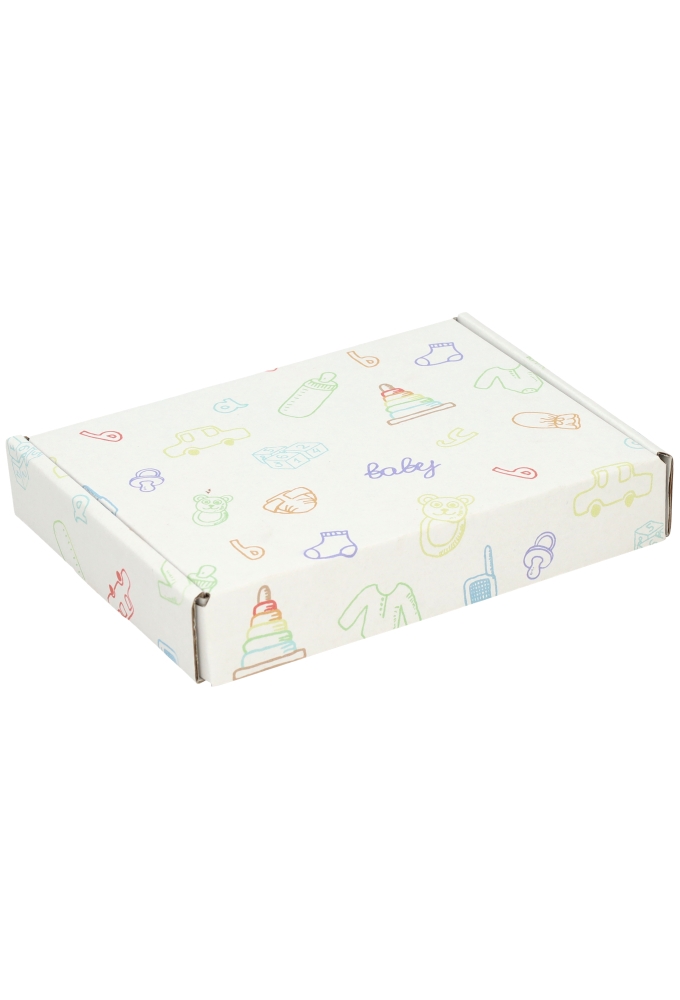Brievenbusdoos Baby Multicolor A6 16x11.5x2.8cm 10stuks