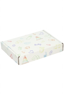 Brievenbusdoos Baby Multicolor A6 16x11.5x2.8cm 10stuks