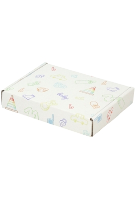 Brievenbusdoos Baby Multicolor A6 16x11.5x2.8cm 10stuks