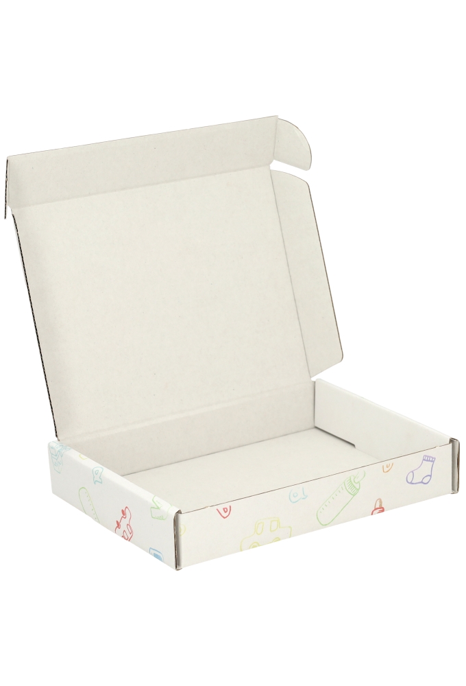 Brievenbusdoos Baby Multicolor A6 16x11.5x2.8cm 10stuks