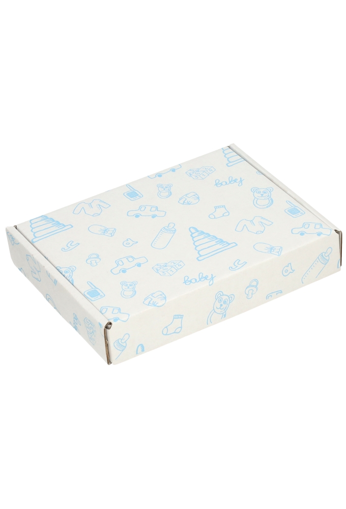 Brievenbusdoos Baby Blauw A6 16x11.5x2.8cm 10stuks