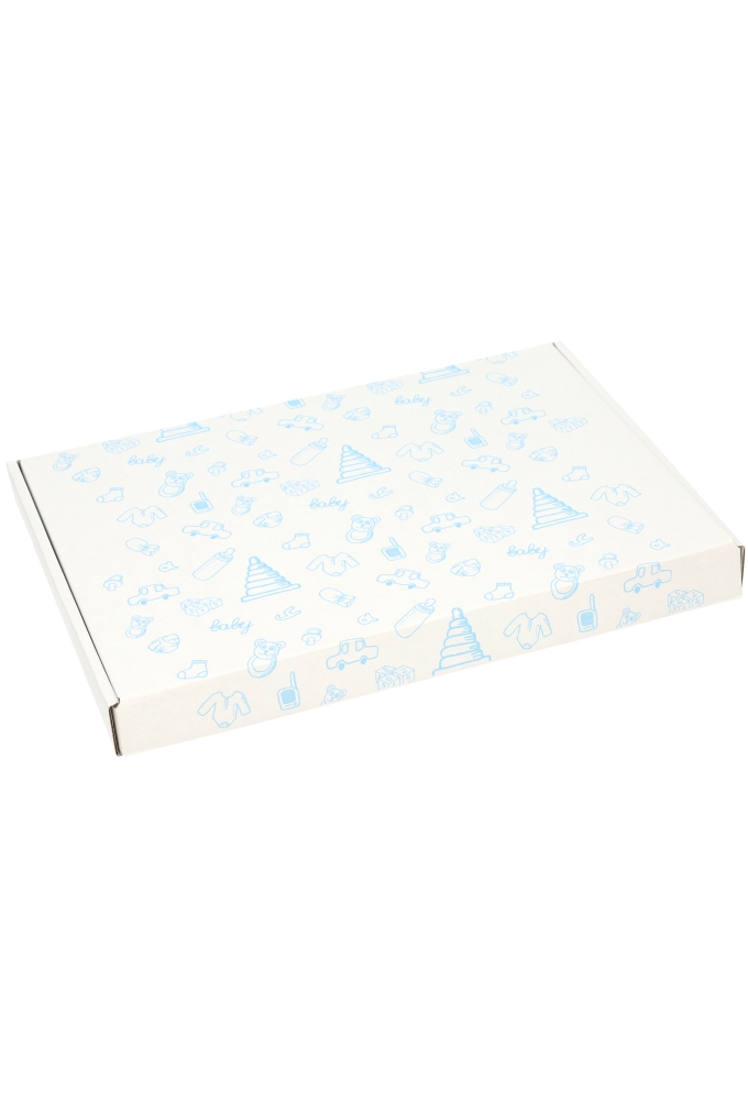 Brievenbusdoos Baby Blauw A4 31x22x2.8cm 10stuks
