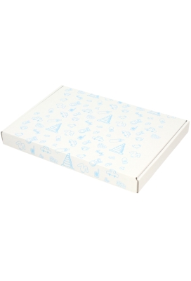 Brievenbusdoos Baby Blauw A4 31x22x2.8cm 10stuks