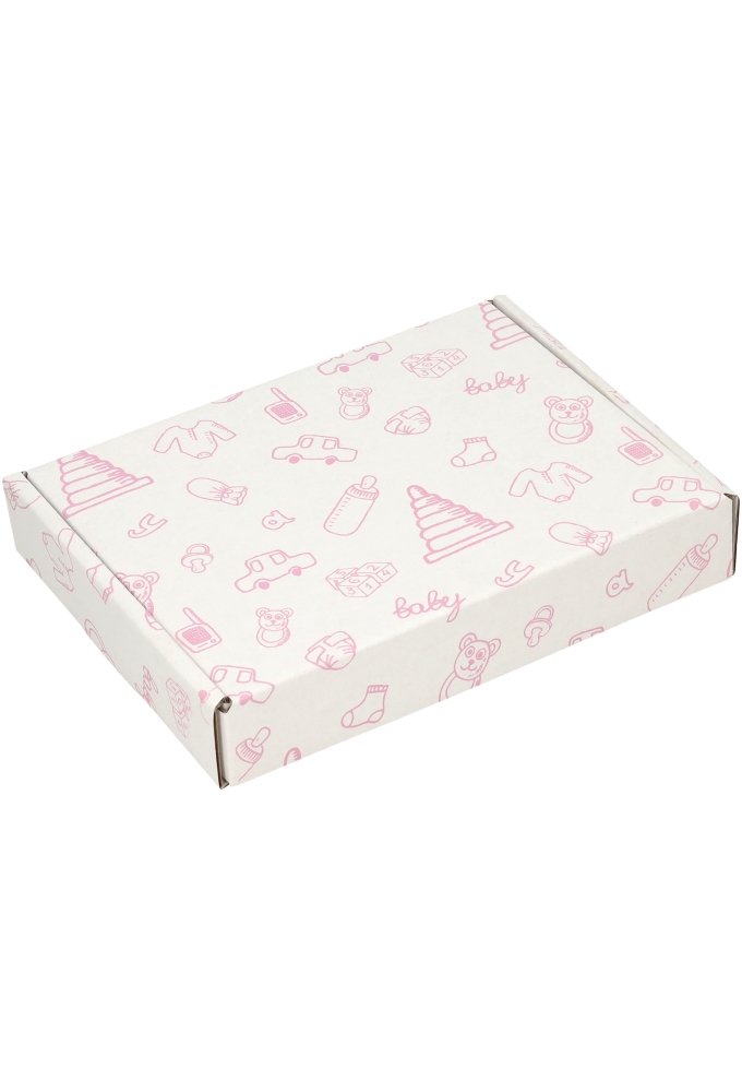 Brievenbusdoos Baby Roze A6 16x11.5x2.8cm 10stuks