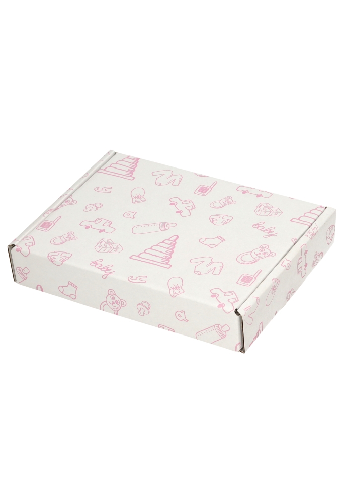 Brievenbusdoos Baby Roze A6 16x11.5x2.8cm 10stuks