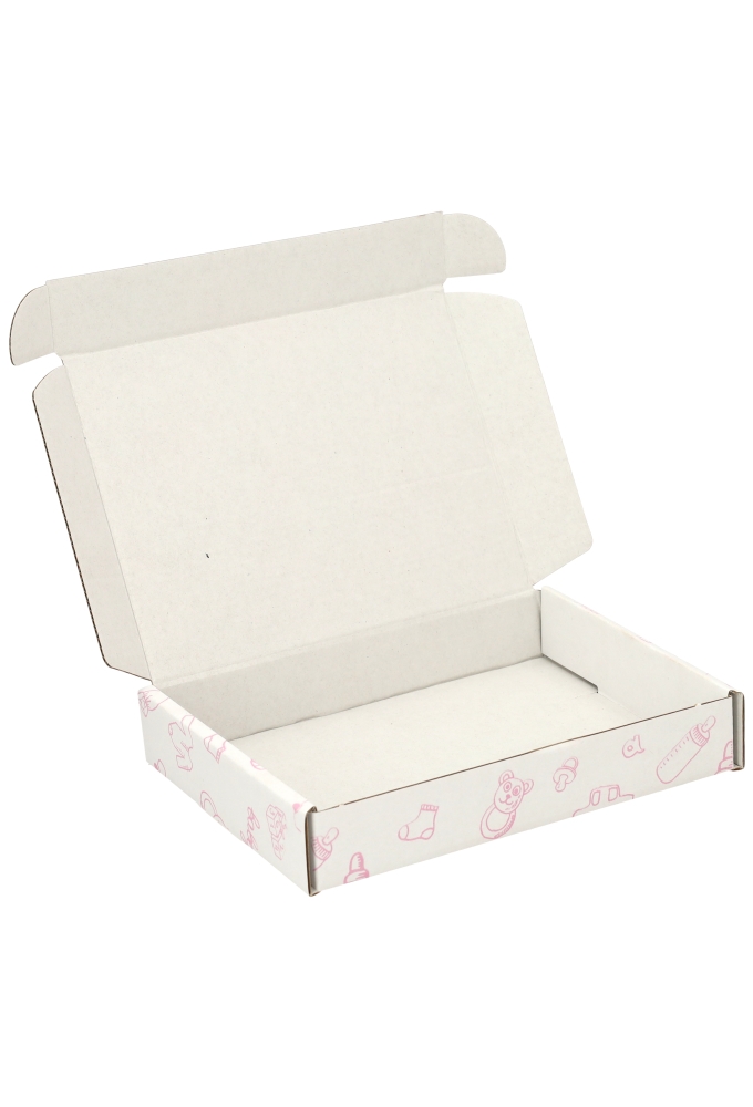 Brievenbusdoos Baby Roze A6 16x11.5x2.8cm 10stuks