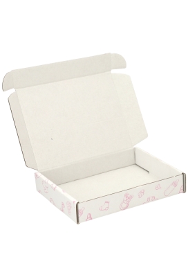 Brievenbusdoos Baby Roze A6 16x11.5x2.8cm 10stuks