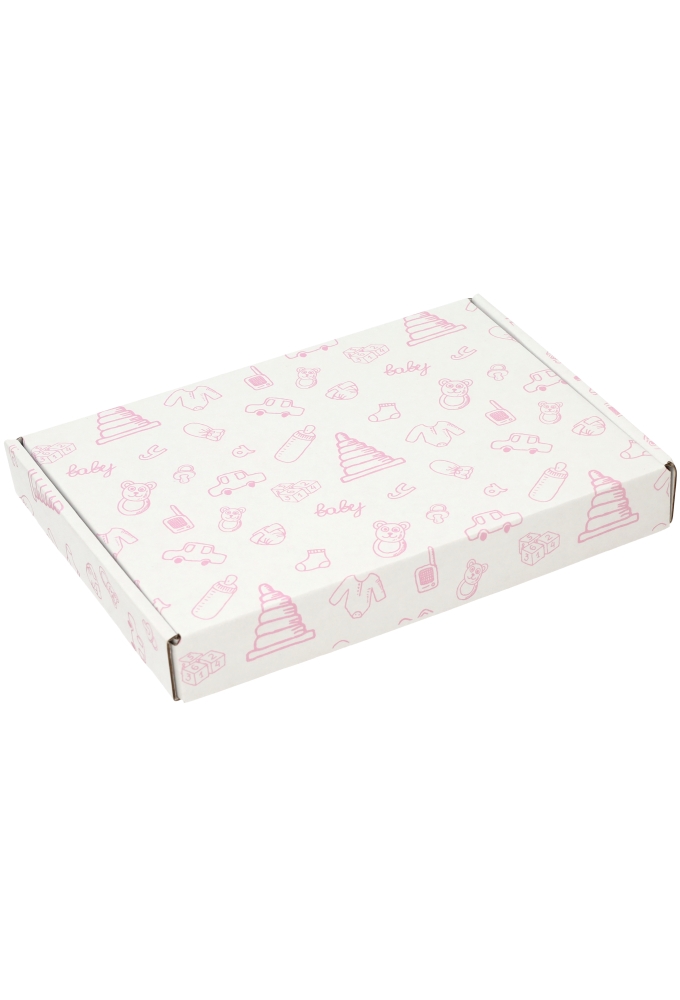Brievenbusdoos Baby Roze A5 22x16x2.8cm 10stuks