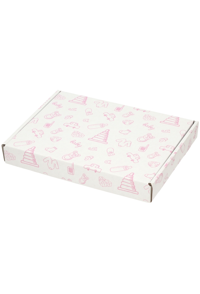 Brievenbusdoos Baby Roze A5 22x16x2.8cm 10stuks