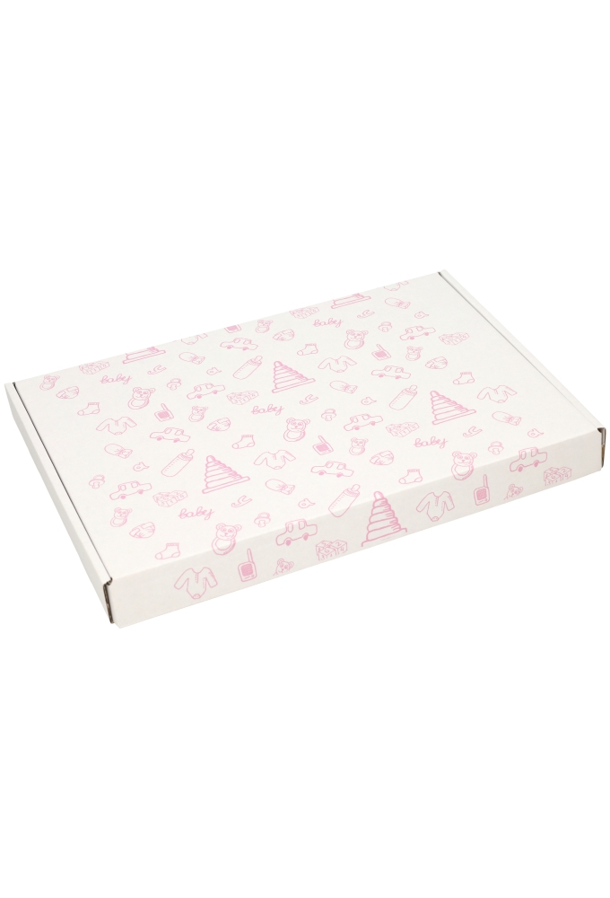 Brievenbusdoos Baby Roze A4 31x22x2.8cm 10stuks