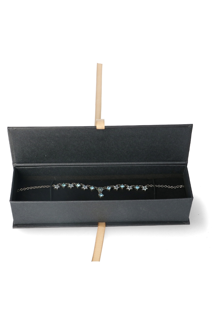 Sieradendoosjes Californie Zwart & Lint Armband 21.2x5.2x4.5cm 10stuks