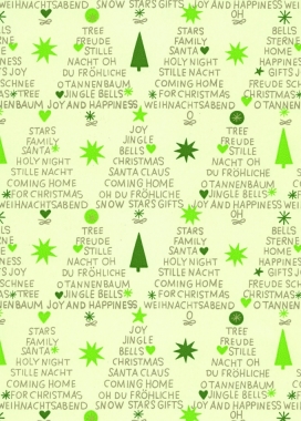 Kerstpapier Eco Recycling Wit Landeck 90gr 30cm x 200meter