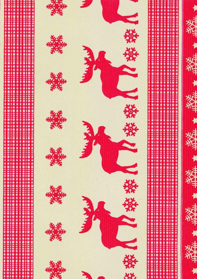 Kerstpapier Eco Kraft Bruin Bodo 63gr 30cm x 200meter