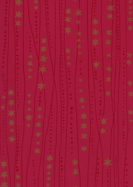 Kerstpapier Eco Nature Wit Aarhus Rood 80gr 30cm x 200meter