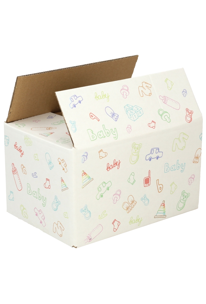 Geschenkdozen Baby Multicolor 21.5x15x12cm 30stuks
