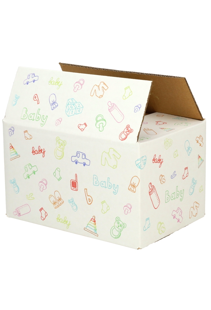 Geschenkdozen Baby Multicolor 21.5x15x12cm 30stuks