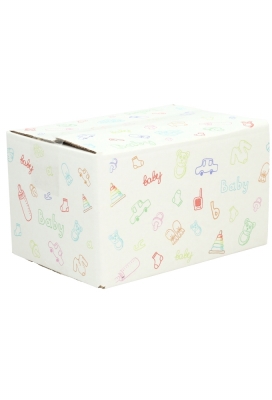 Geschenkdozen Baby Multicolor 21.5x15x12cm 30stuks