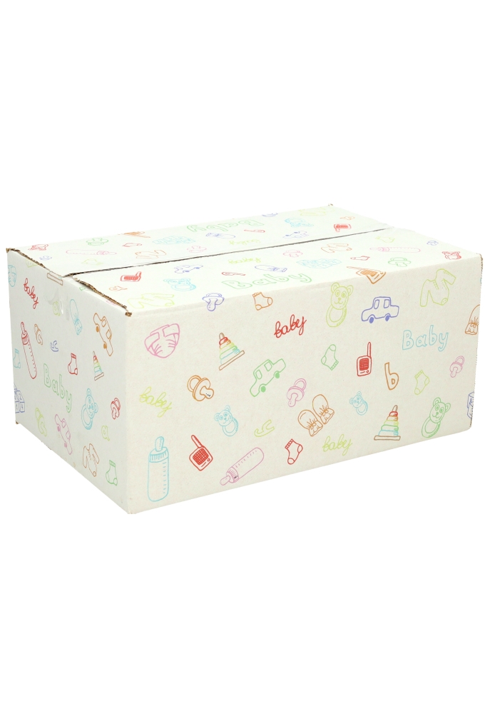 Geschenkdozen Baby Multicolor 31x20x14cm 30stuks