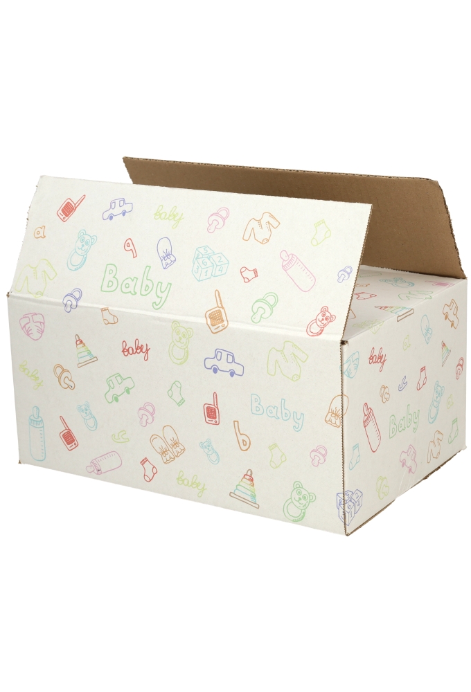 Geschenkdozen Baby Multicolor 31x20x14cm 30stuks