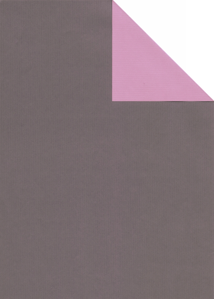 Kraftpapier Dubbelzijdig Eco Kraft Wit Taupe En Rose 65gr 30cm x 200m