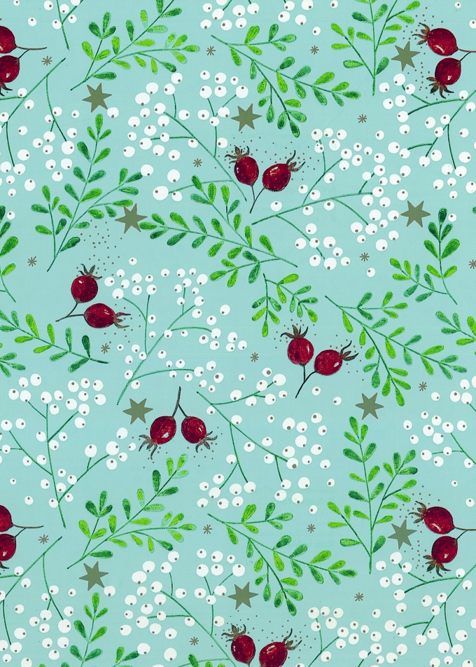 Kerstpapier Artline Mat Glad Kaltern 90gr 50cm x 200meter