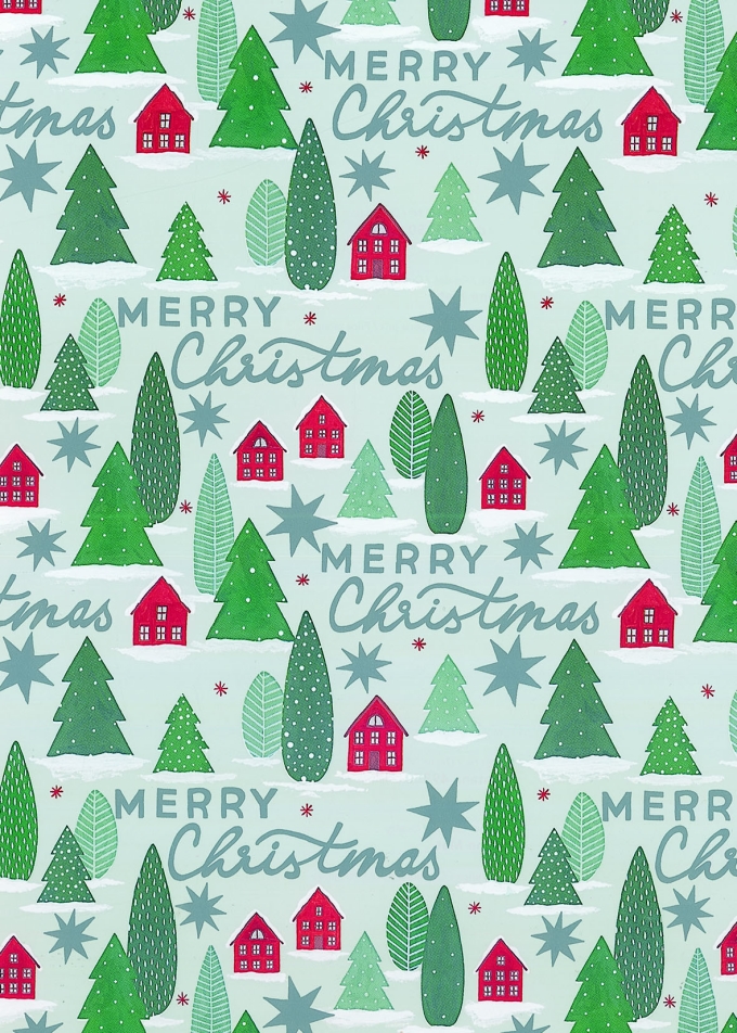 Kerstpapier Artline Mat Glad Montana 90gr 50cm x 200meter