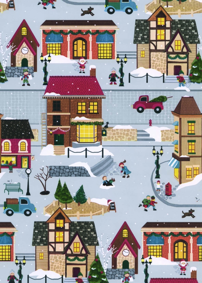 Kerstpapier Artline Mat Glad Ruhpolding 90gr 70cm x 200meter
