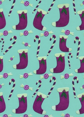 Kerstpapier Eco Recycling Wit Salzburg 90gr 70cm x 200meter