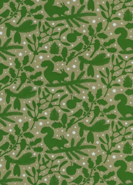 Kerstpapier Eco Recycling Bruin Hintertux 70gr 50cm x 200meter